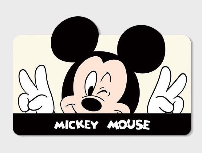Mickey ✌️ - Soft Diatomaceous Earth Bathroom Absorbent Mat - Size: 50×80 cm