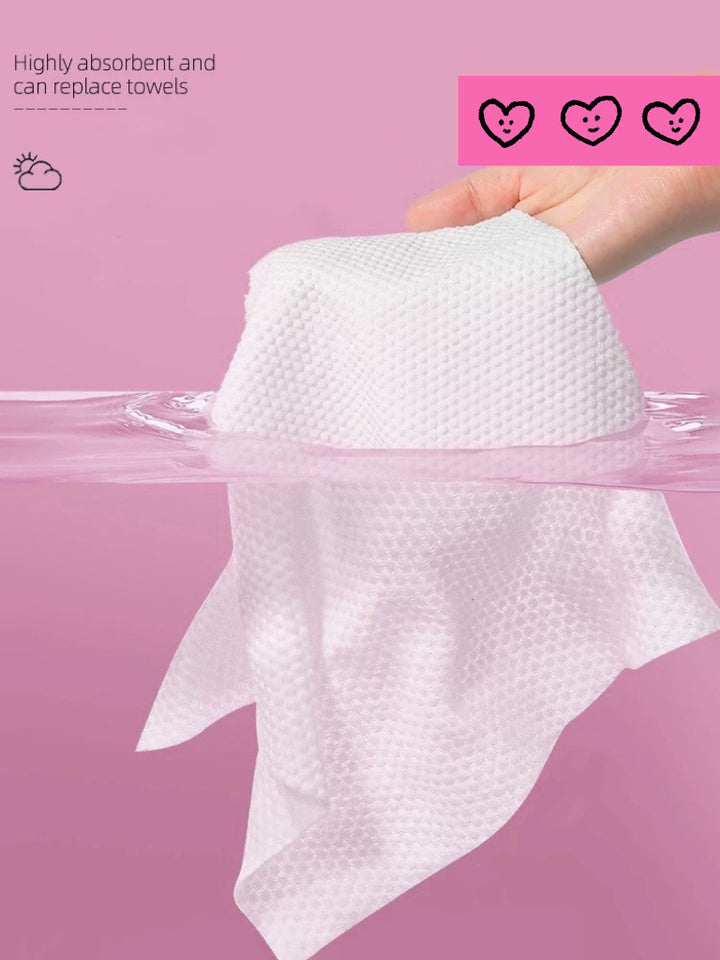 Disney™ Lotso🍓 Disposable Thickened Facial Towels — Soft Cotton Tissues, Pull-Out Style, Gentle on Sensitive Skin