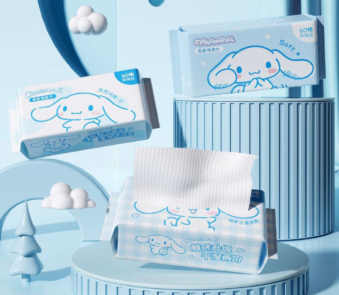 Sanrio™️ Disposable Thickened Facial Towels
Cotton-soft cleansing wipes – pull-out design, safe for sensitive skin