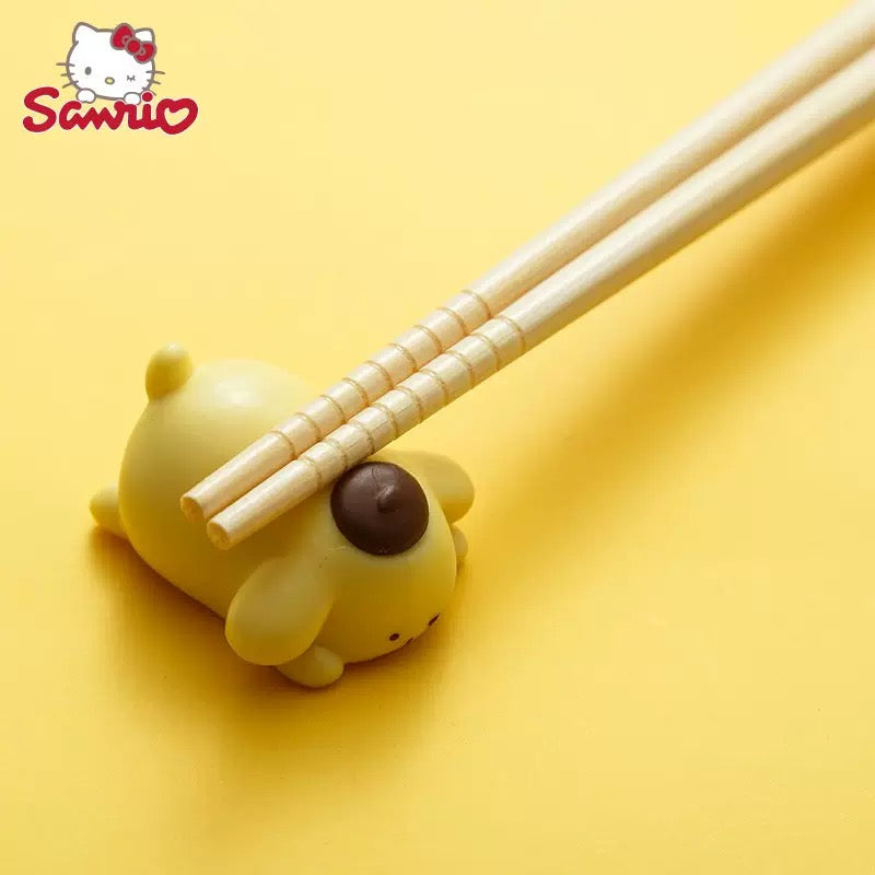 Sanrio™️ Non-slip Bamboo Chopsticks 🥢 – Antibacterial & Mold-resistant, Kid-friendly, 21cm