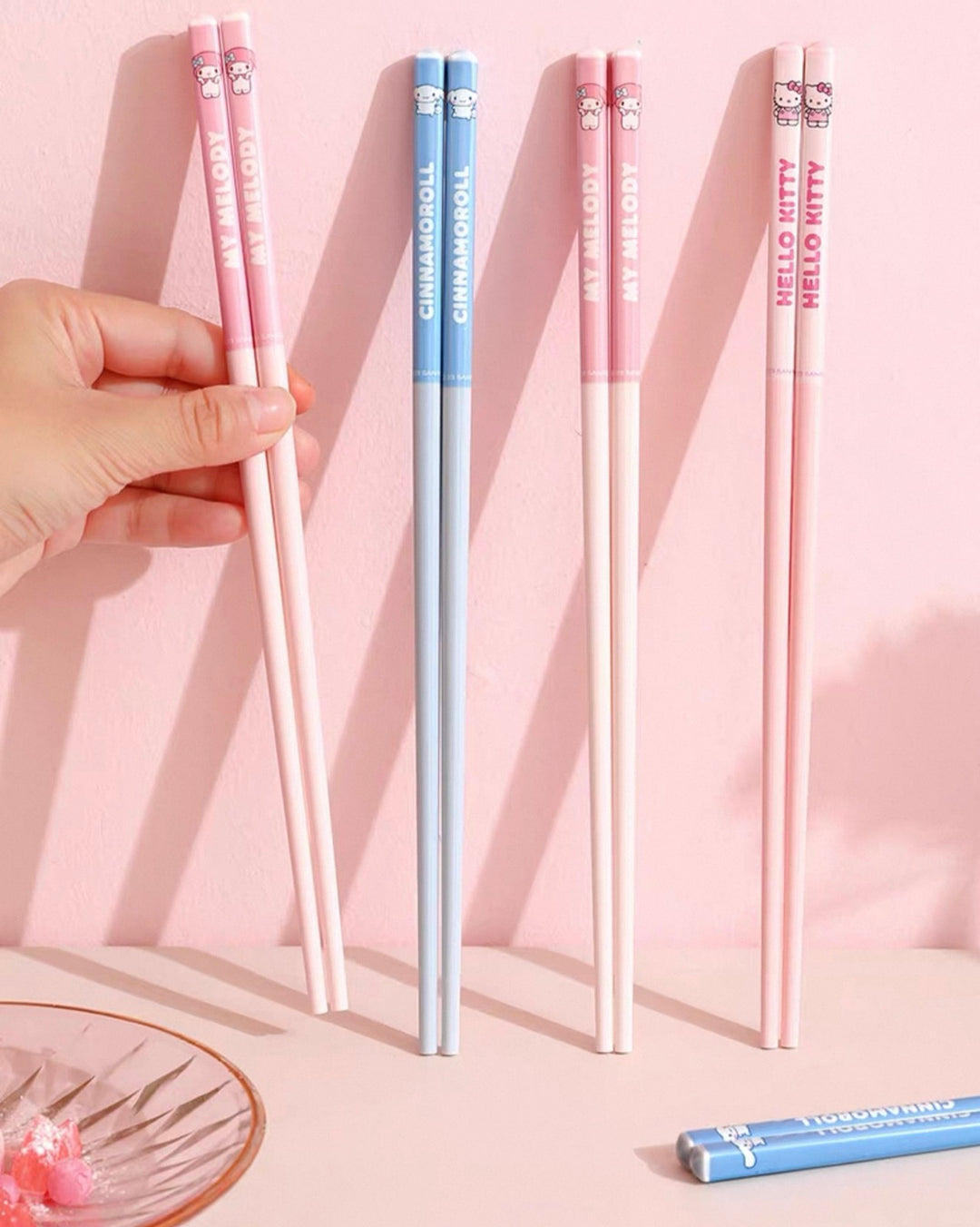 Sanrio Ceramic Chopsticks Antibacterial Anti-mold Anti-slip Chopsticks Individually Packaged
