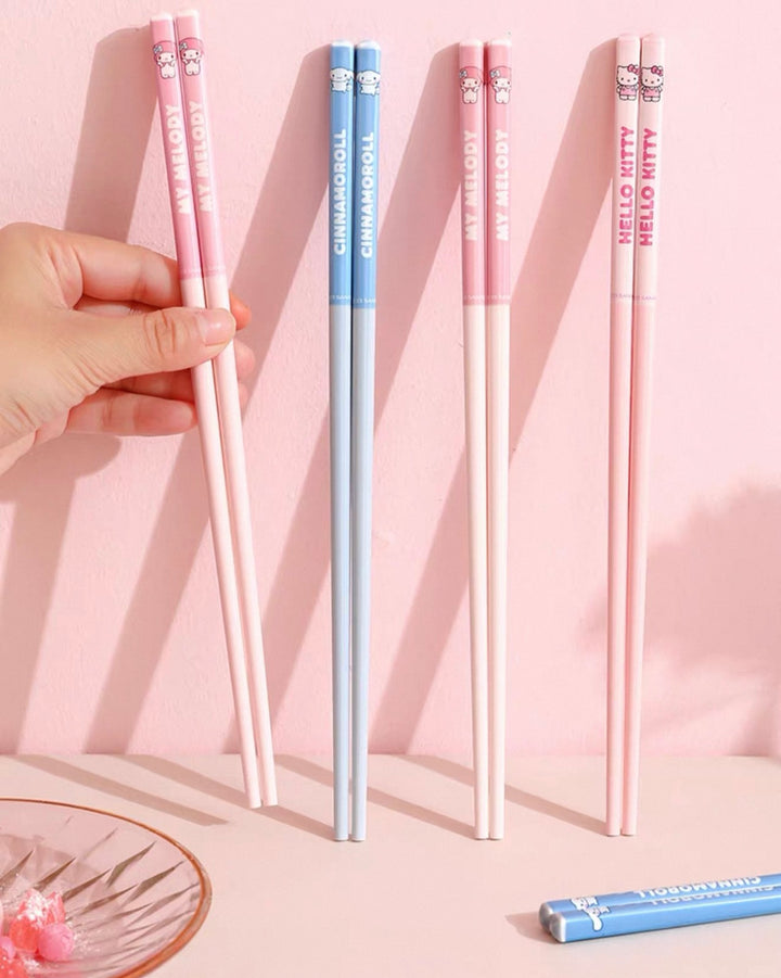 Sanrio Ceramic Chopsticks Antibacterial Anti-mold Anti-slip Chopsticks Individually Packaged