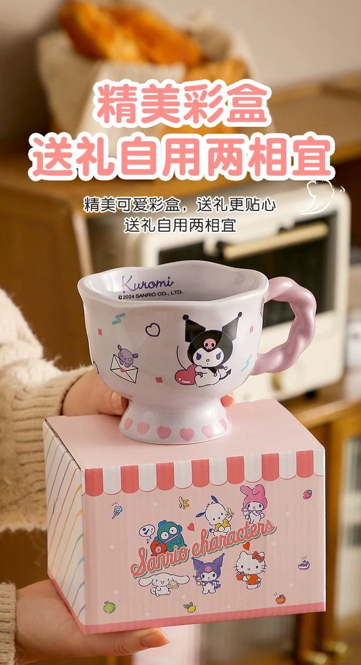 Sanrio Mug Household Water Cup Breakfast Cup Ceramic Coffee Cup