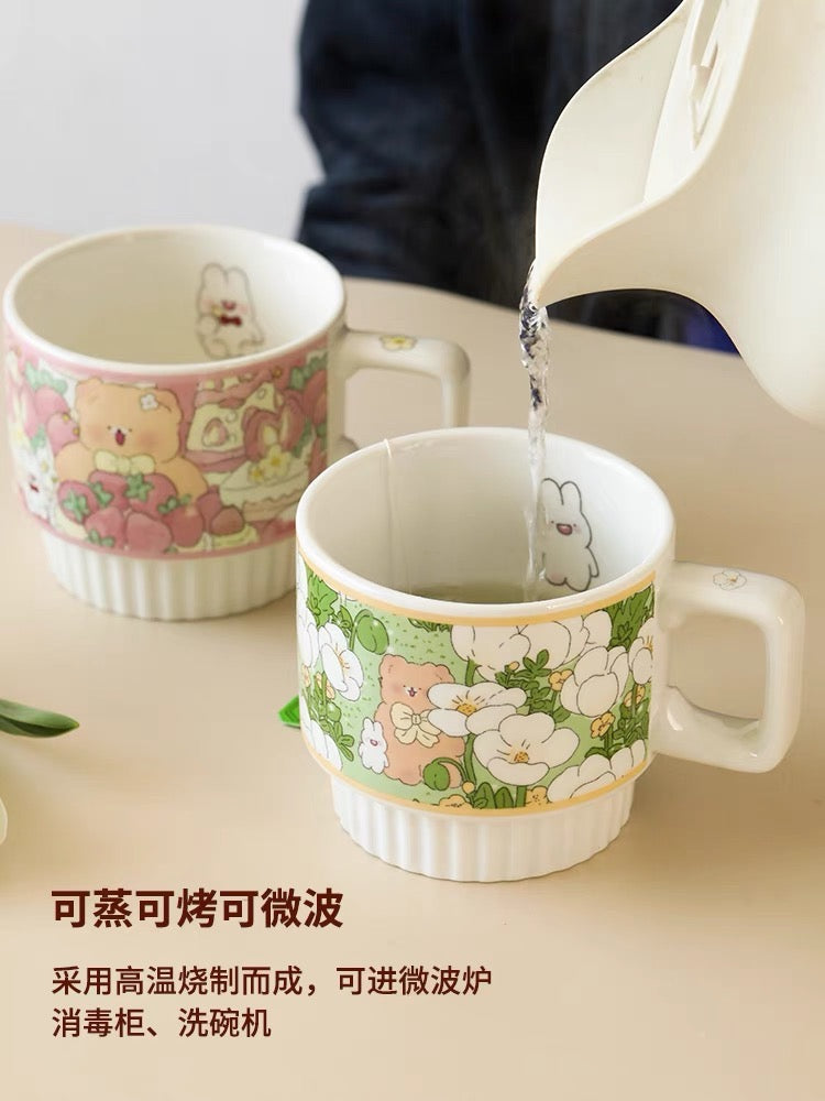 Bear Series Mug & Large Noodle Bowl Individually Packaged