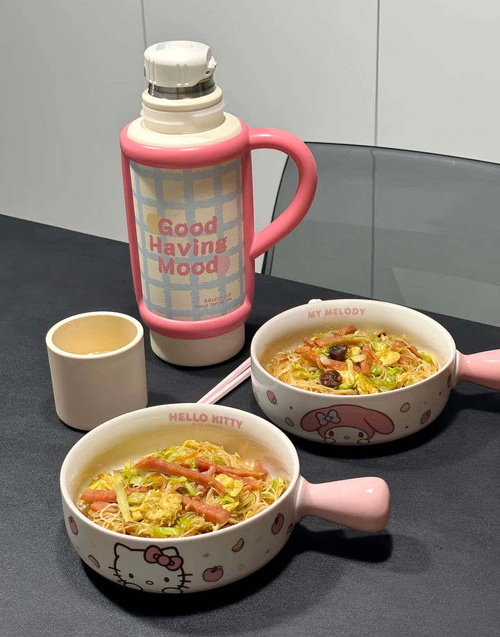 Sanrio™ Ceramic Handle Bowl – Oven & Baking Safe 🫕 Fruit & Salad Bowl