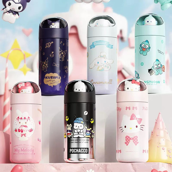 Sanrio™ Space Capsule Figurine Thermos – 316 Stainless Steel Portable Insulated Bottle (350ml)