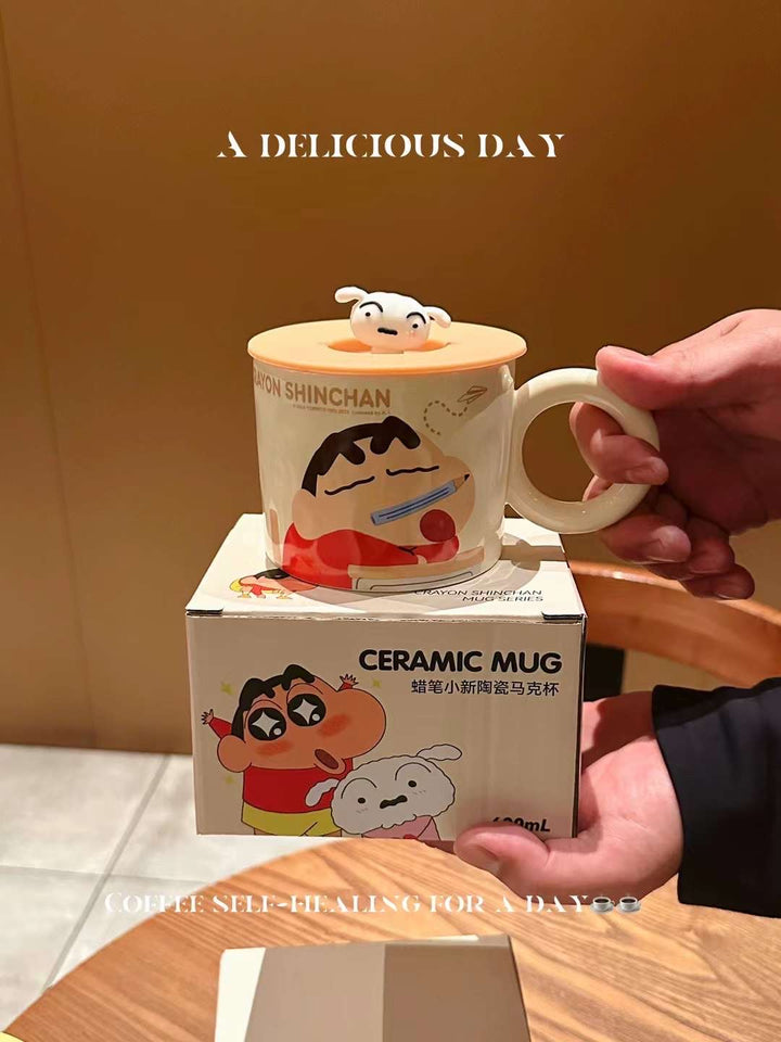 Crayon Shin-chan Ceramic Mug Color Box