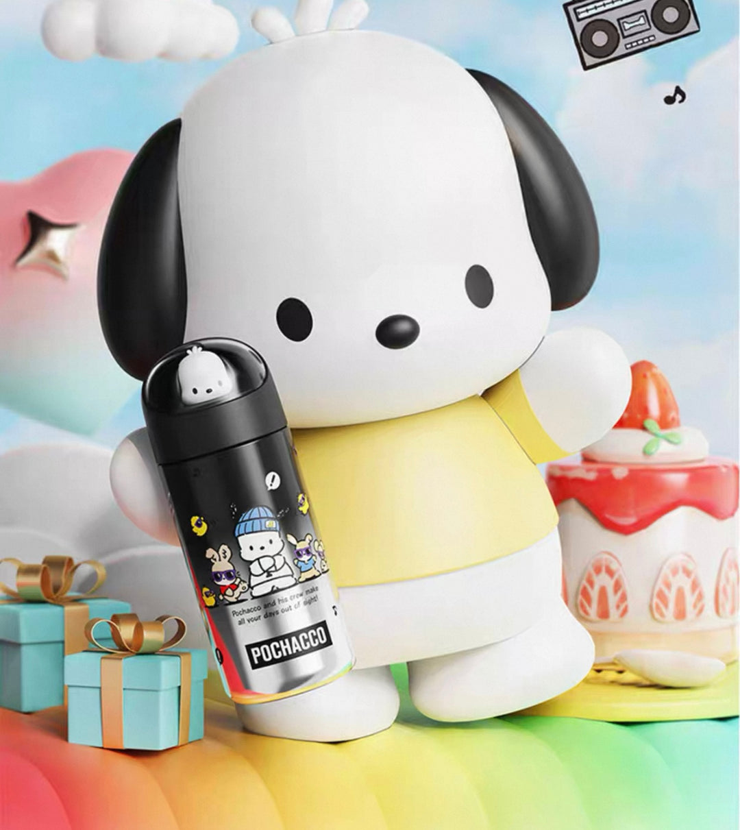 Sanrio™ Space Capsule Figurine Thermos – 316 Stainless Steel Portable Insulated Bottle (350ml)