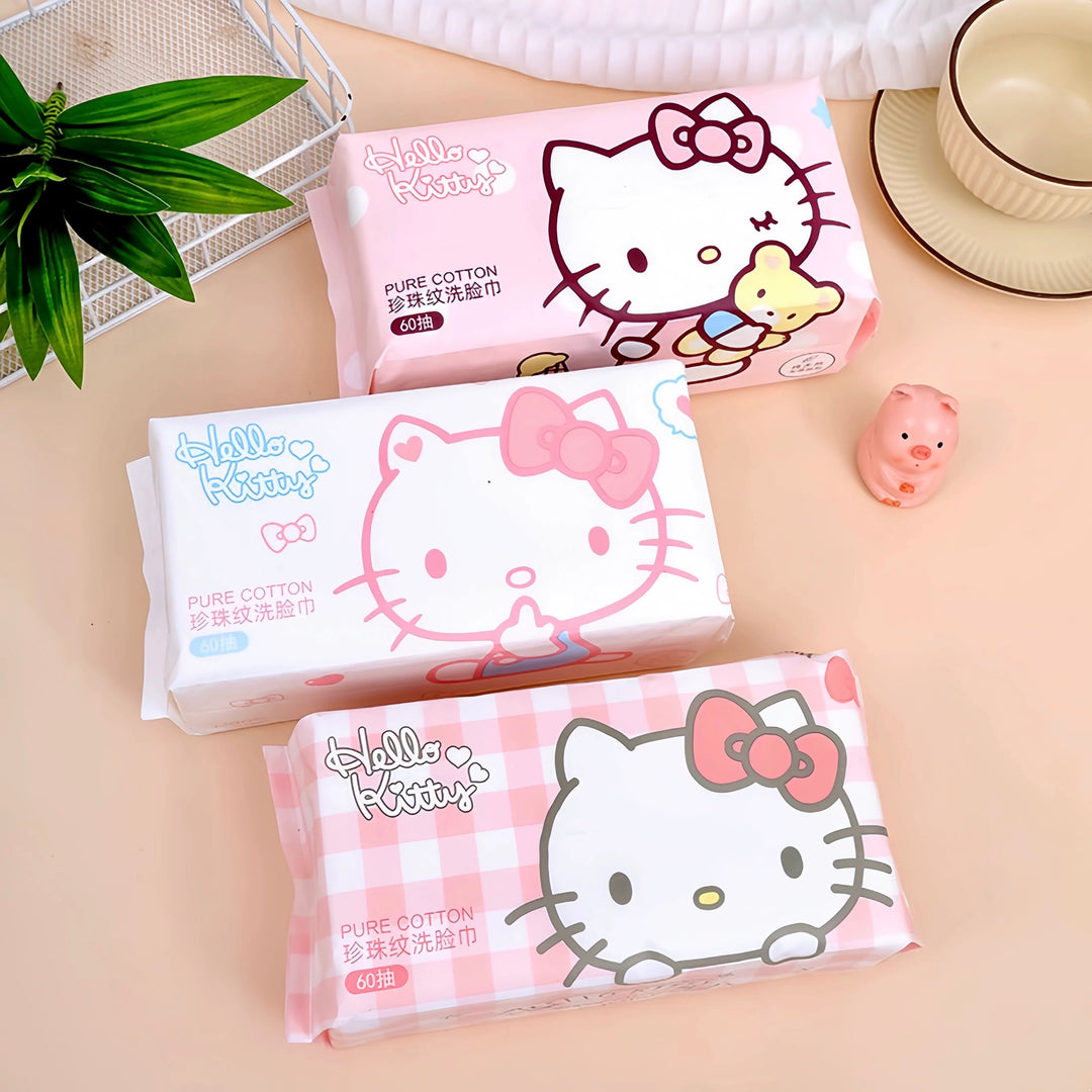 Sanrio™️ Disposable Thickened Facial Towels
Cotton-soft cleansing wipes – pull-out design, safe for sensitive skin