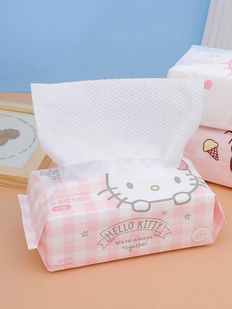 Sanrio™️ Disposable Thickened Facial Towels
Cotton-soft cleansing wipes – pull-out design, safe for sensitive skin