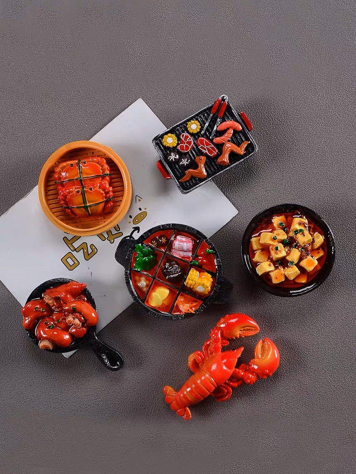 [3D Fridge Magnets] Gourmet Food 🍅🥖🍳 Series