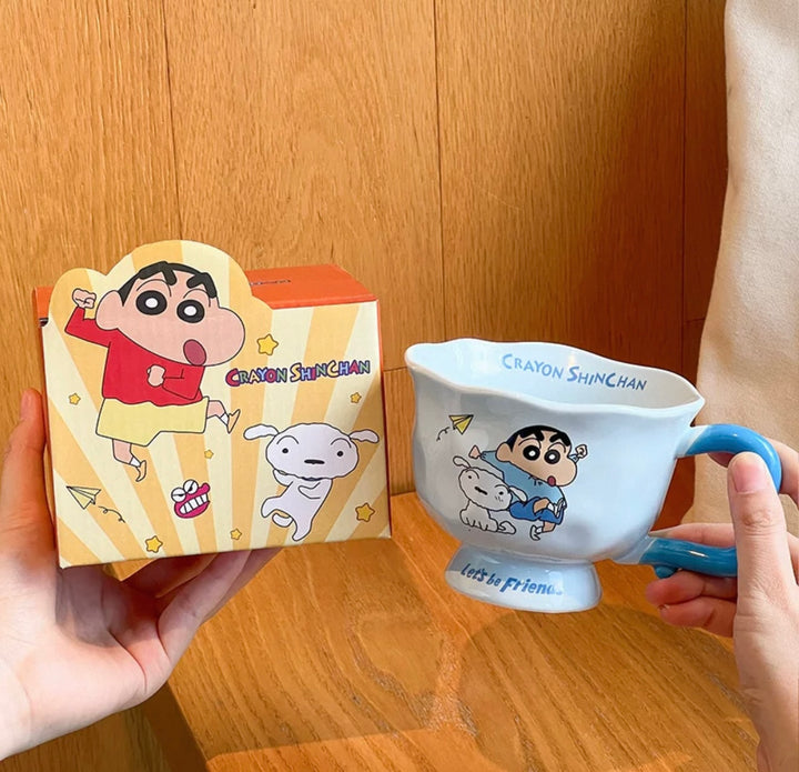 Crayon Shin-chan™️ Ceramic Goblet Cup
Underglaze Decoration Technique,
Comes in a Color Gift Box