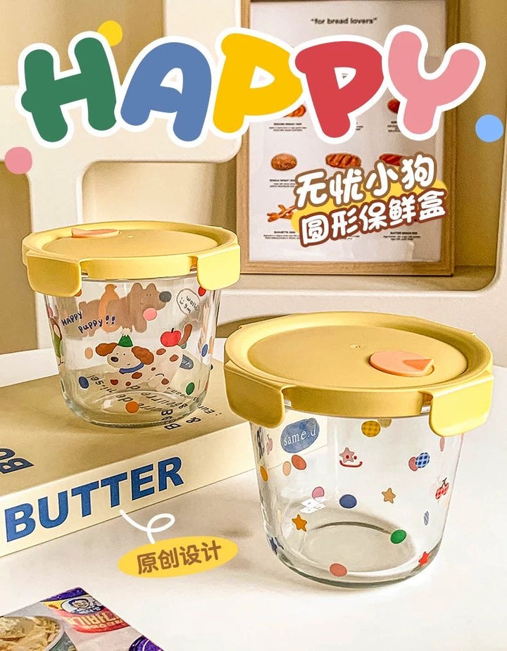 Dog & Glass Crisper Soup Bowl Bento Box Microwavable