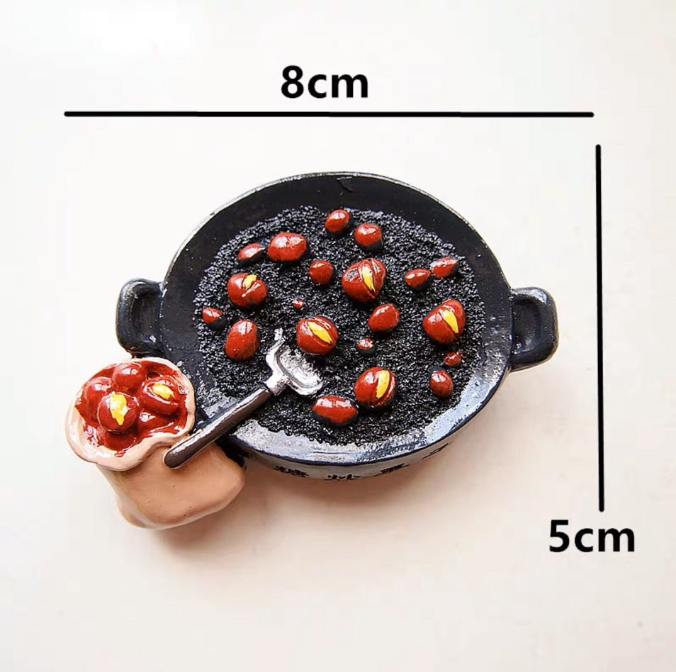 [3D Fridge Magnets] Gourmet Food 🍅🥖🍳 Series