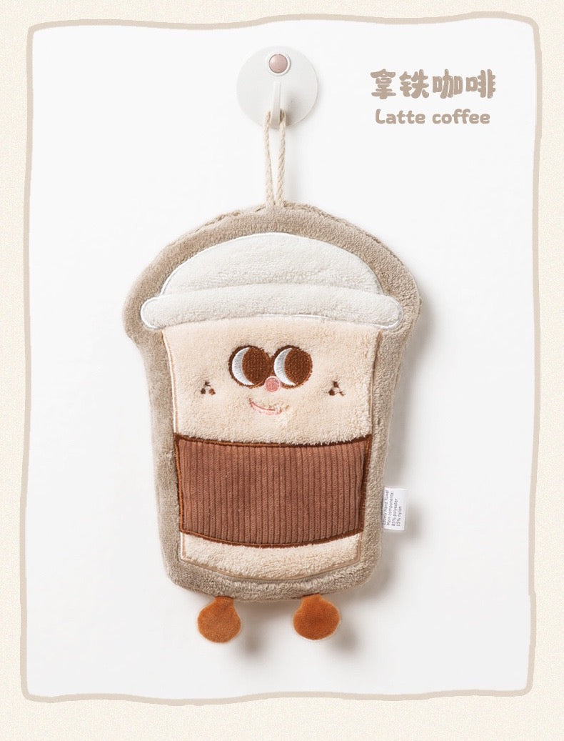 Milk Tea Series Thickened Water Absorbent Quick Dry Towel /Hand Towel