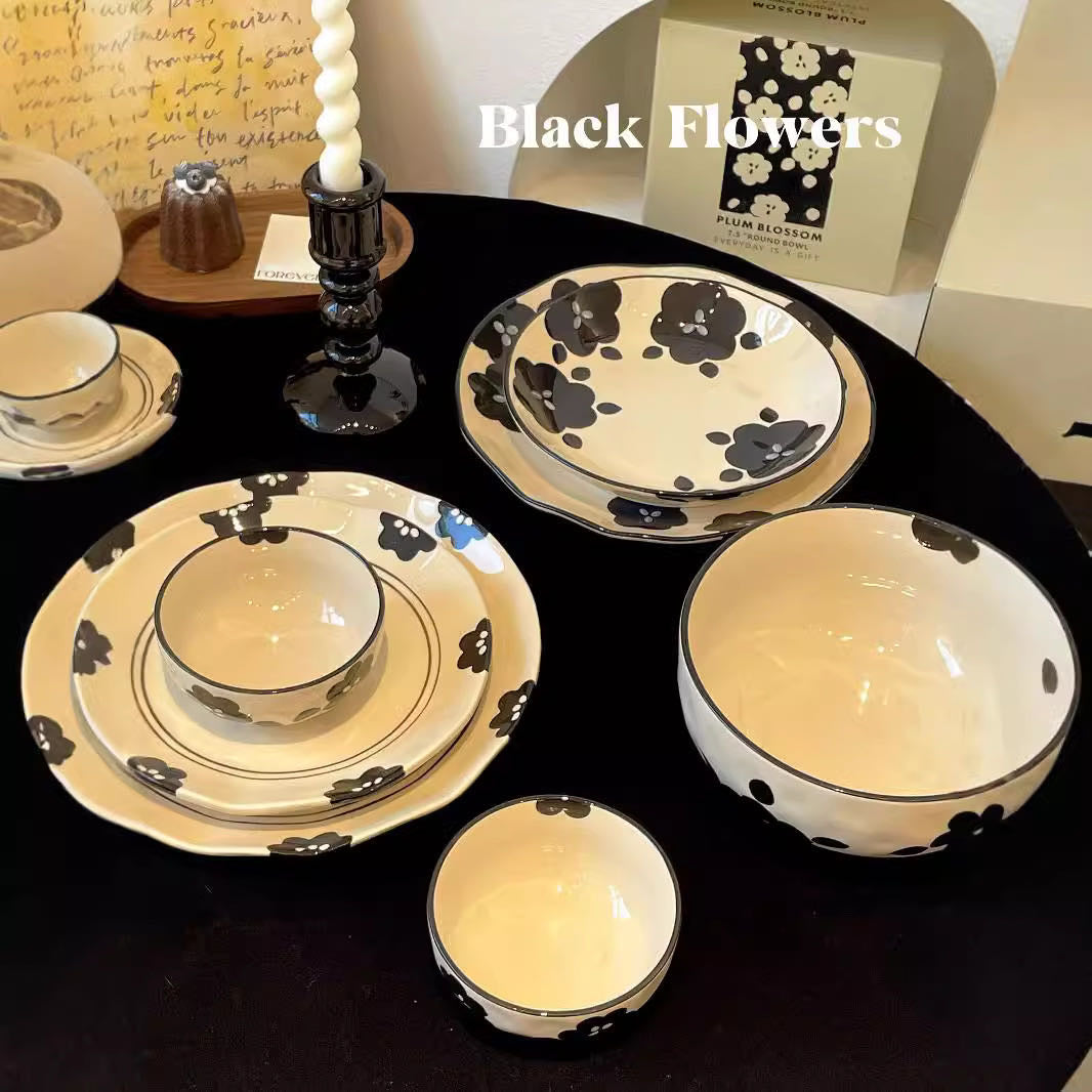 Camellia Series Underglaze Tableware Set