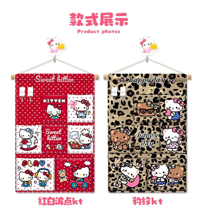 Hello Kitty Hanging Storage Bag Storage Bag Wall-mounted