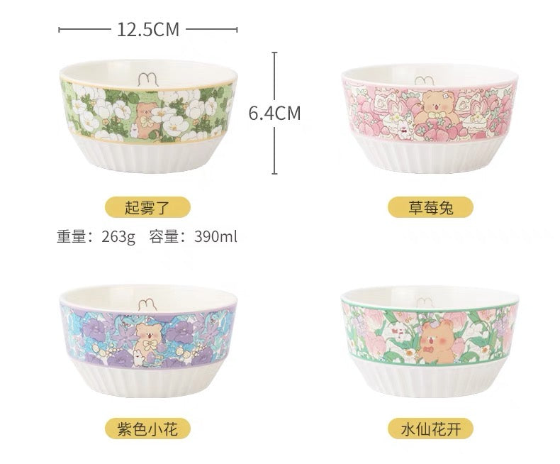 Bear Series Mug & Large Noodle Bowl Individually Packaged