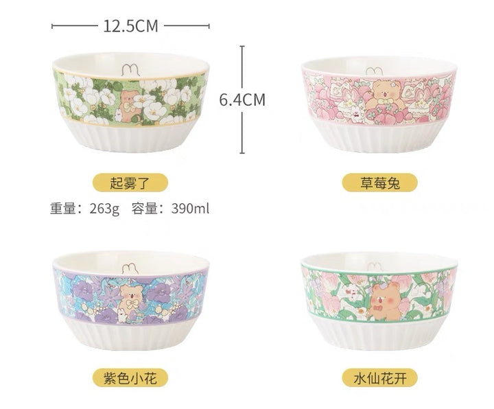 Bear Series Mug & Large Noodle Bowl Individually Packaged