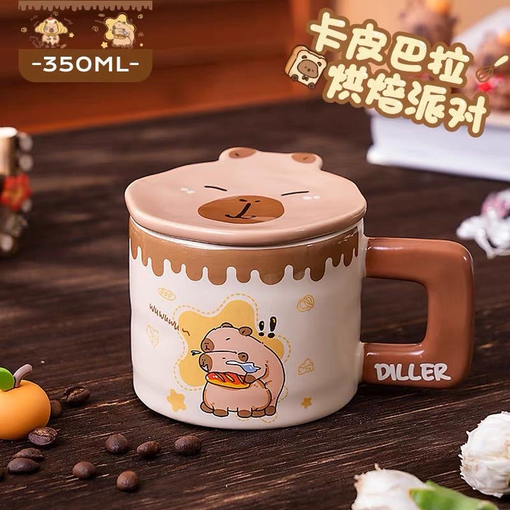 Capybara Ceramic Mug Coffee Cup Breakfast Cup