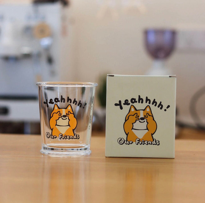 Series Cute Animal Glass Cup Healing Glass Cup