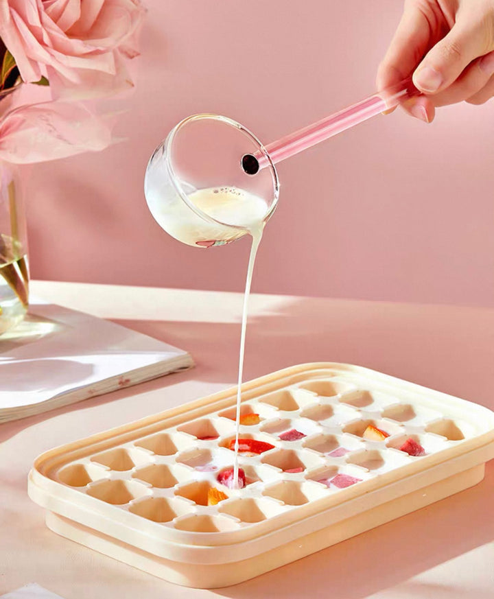 Sanrio™ Glass Long-Handle Soup Ladle – Large Serving Spoon 🍜 Heat-Resistant Oil Ladle