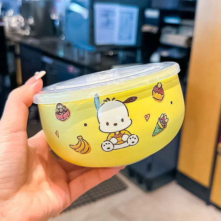 Sanrio™️ 316 Stainless Steel Bento Bowl | Instant Noodle Bowl | Food Storage Bowl with Lid – Heat-Resistant & Insulated
