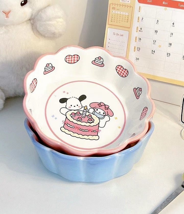 『🎀 Melody & Cinnamoroll 』Milky Yogurt Bowl 🥣
Ceramic Bowl for Fruit, Salad & Oatmeal 🥗