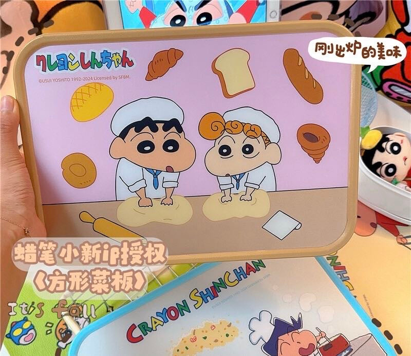Crayon Shin-chan Double-sided Cutting Board Anti-mold Antibacterial Food Grade Fruit Cutting Board Cutting Board