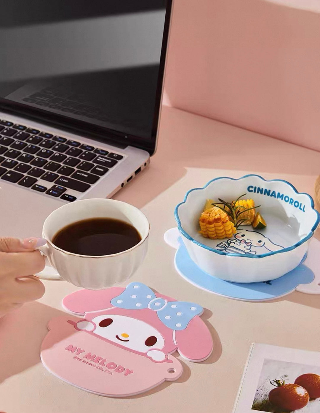 Sanrio™ Heat-Resistant & Non-Slip Mat – Coaster & Bowl Pad, Waterproof & Oil-Proof Table Mat