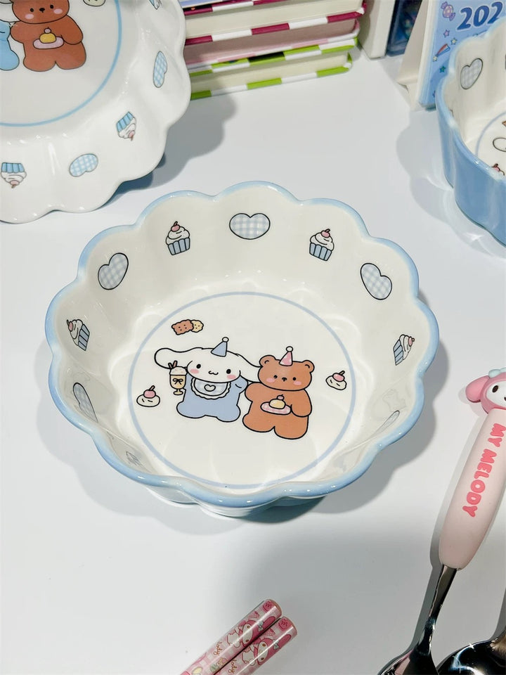 『🎀 Melody & Cinnamoroll 』Milky Yogurt Bowl 🥣
Ceramic Bowl for Fruit, Salad & Oatmeal 🥗