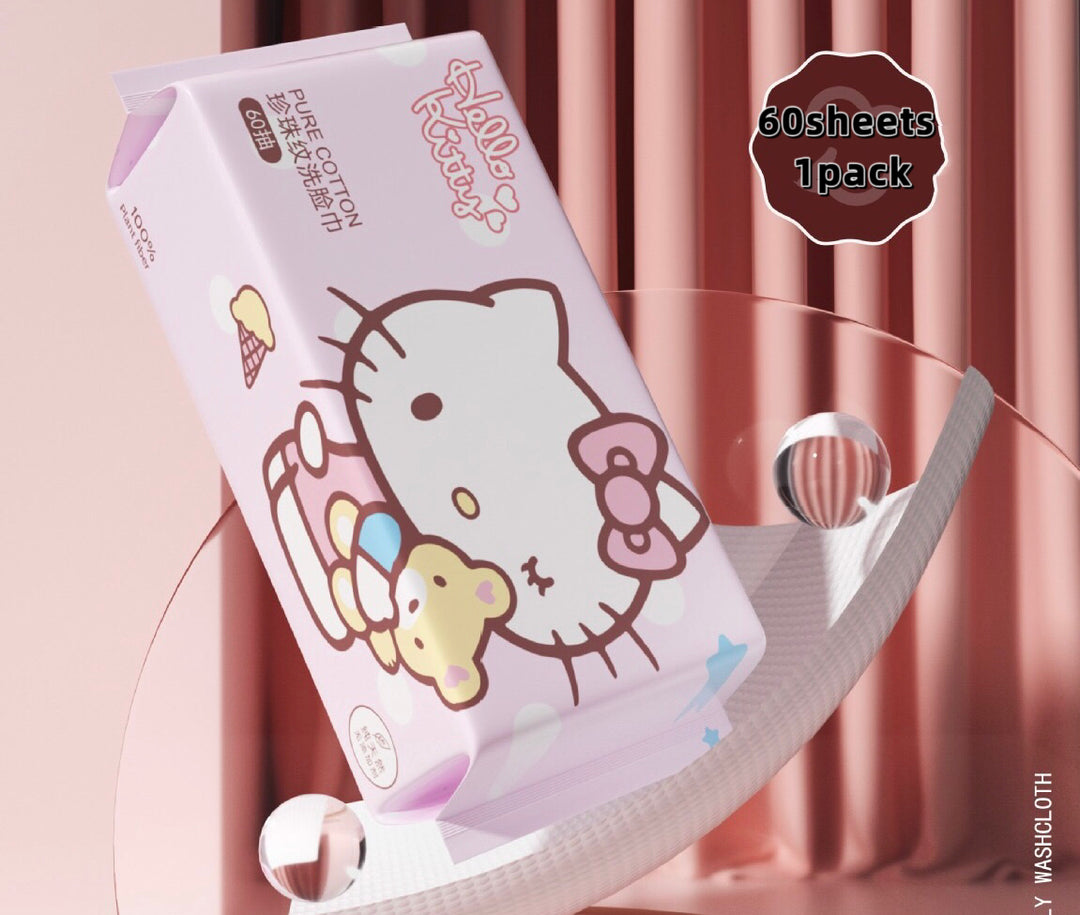 Sanrio™️ Disposable Thickened Facial Towels
Cotton-soft cleansing wipes – pull-out design, safe for sensitive skin