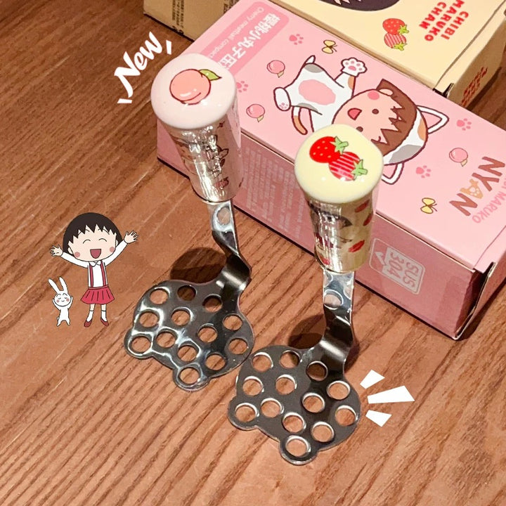 🍒Chibi Maruko-chan™ Stainless Steel Potato Masher – Baby Food & Kitchen Tool