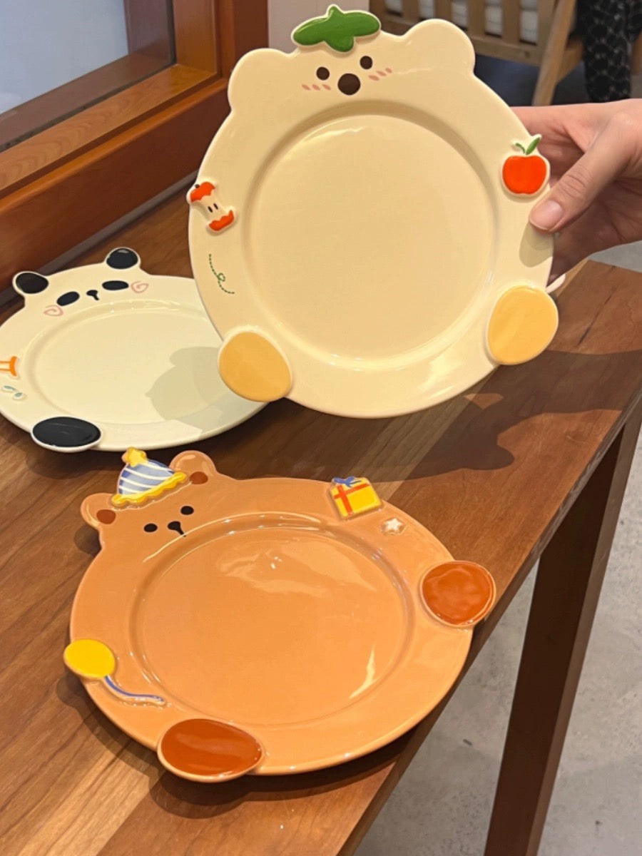 Animal Irregular Shape Dinner Plate Ceramic Plate