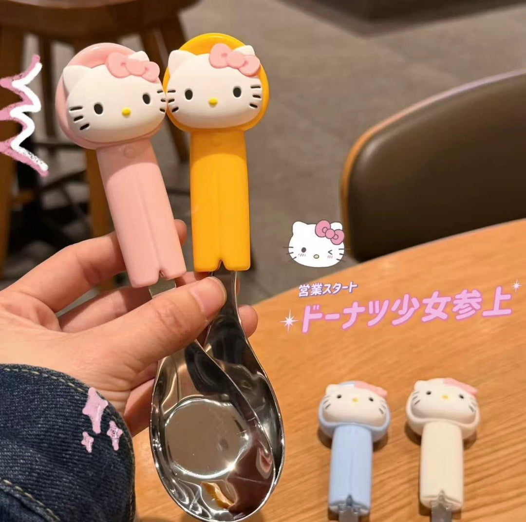 New Hello Kitty Spoon Thickened Yogurt Spoon Soup Spoon