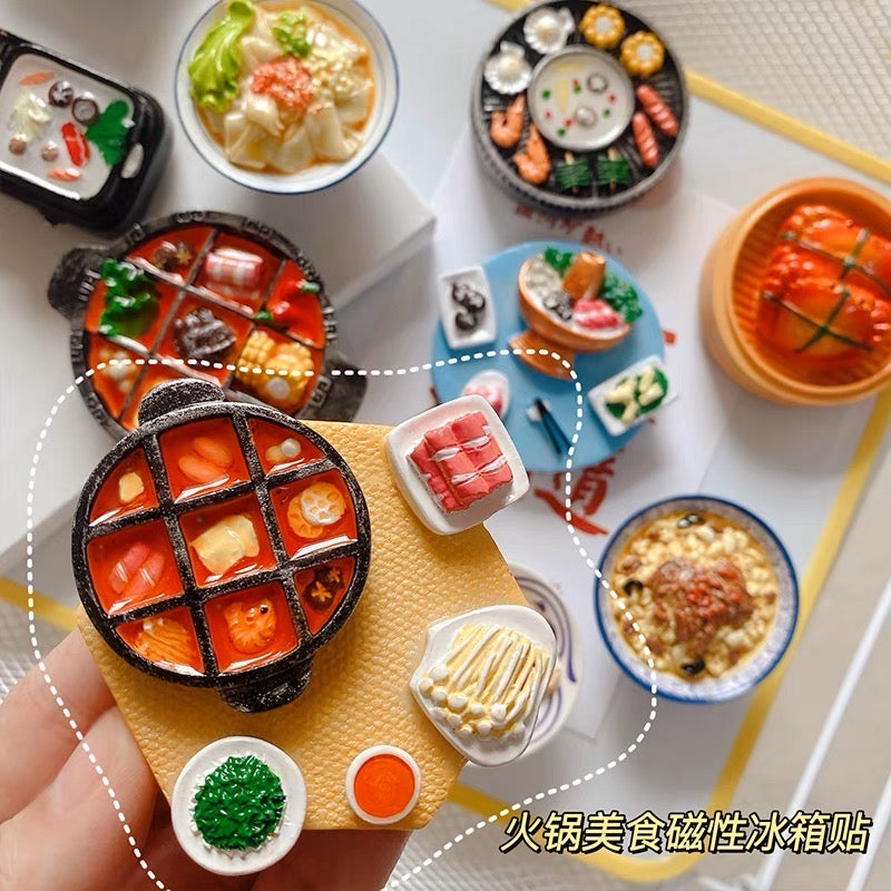 3D3D Fridge Magnet BBQ Series