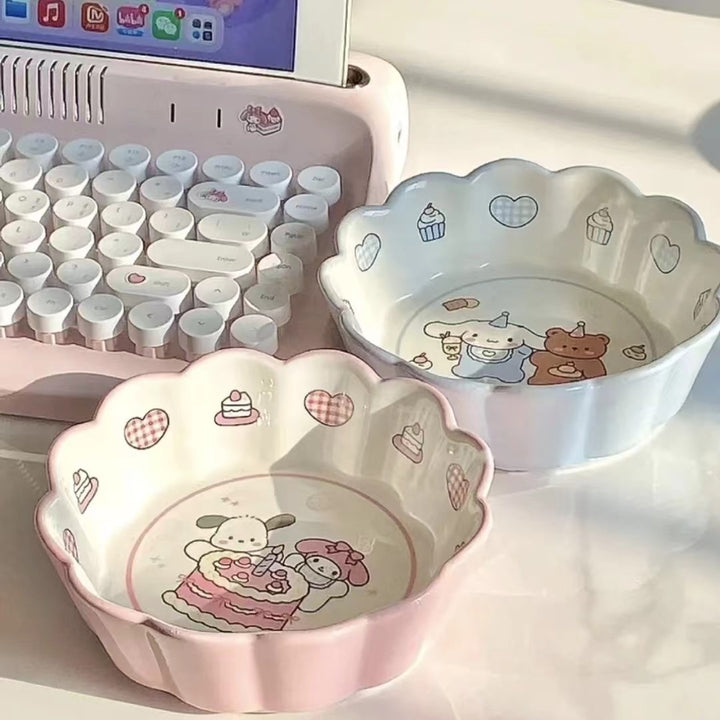 『🎀 Melody & Cinnamoroll 』Milky Yogurt Bowl 🥣
Ceramic Bowl for Fruit, Salad & Oatmeal 🥗
