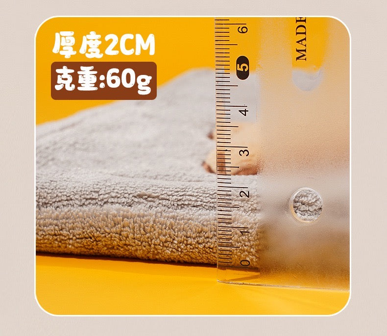 Capybara Hand Towel Thickened Coral Fleece Towel Kids Towel