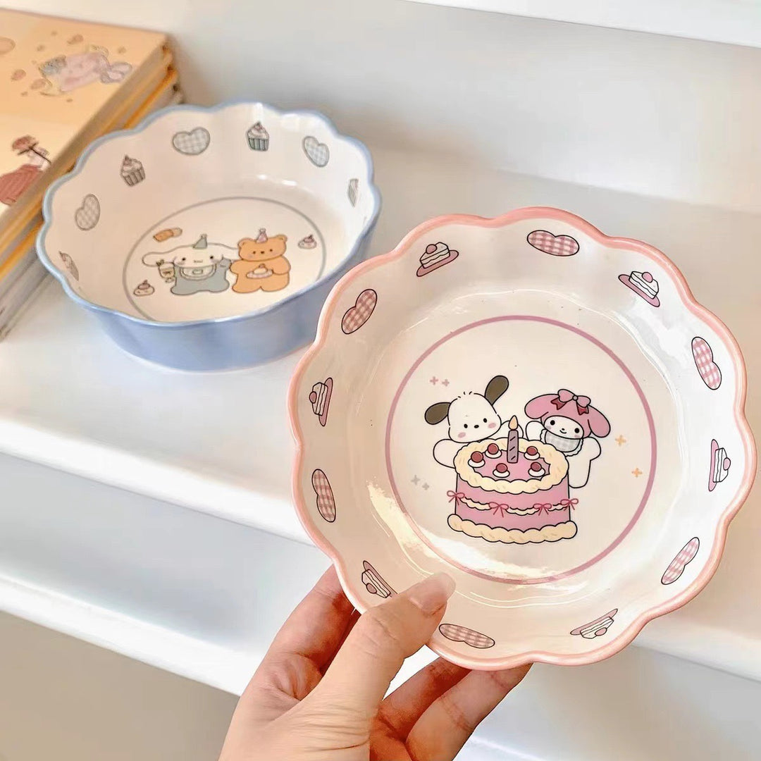 『🎀 Melody & Cinnamoroll 』Milky Yogurt Bowl 🥣
Ceramic Bowl for Fruit, Salad & Oatmeal 🥗