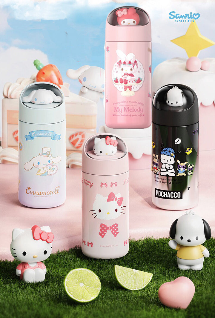 Sanrio™ Space Capsule Figurine Thermos – 316 Stainless Steel Portable Insulated Bottle (350ml)