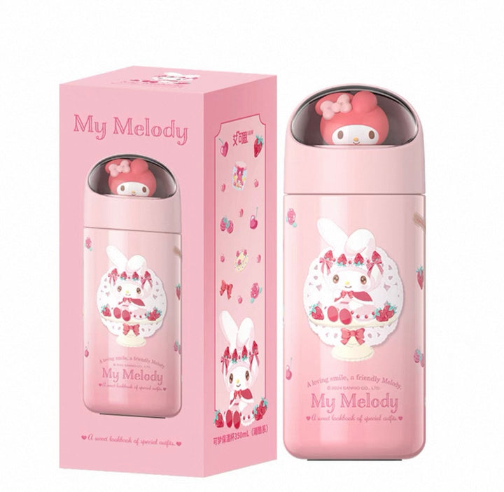 Sanrio™ Space Capsule Figurine Thermos – 316 Stainless Steel Portable Insulated Bottle (350ml)