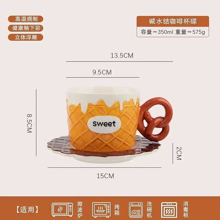 Bread Series Hand-painted Underglaze Ceramic Tableware Set