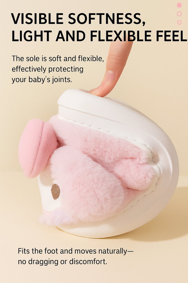 Sanrio™️ Autumn & Winter Cotton Slippers Indoor & Outdoor Use | Anti-Slip | Thickened Plush Design