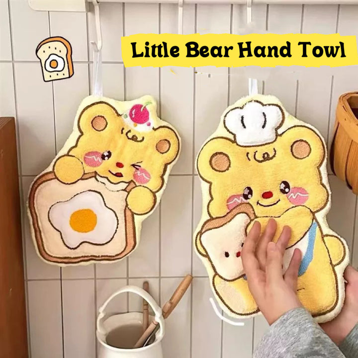 Little Custard Bear 🐻 Hand Towel
Double-layer thickened, highly absorbent & quick-drying towel – lint-free and durable