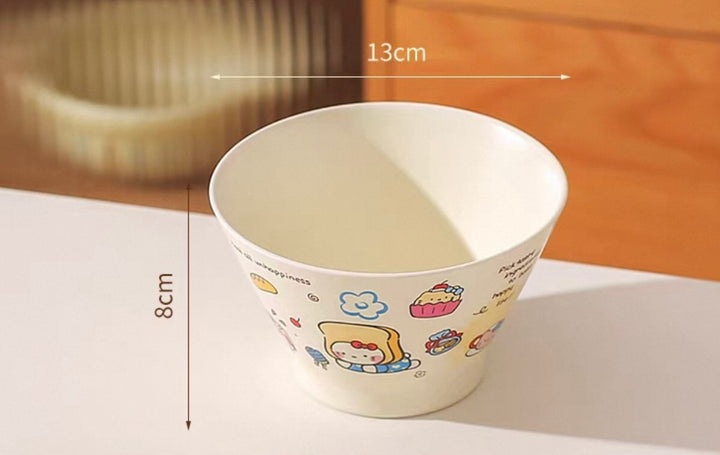 Cute Cartoon Ceramic Bowl – 5” Rice, Dessert & Yogurt Bowl