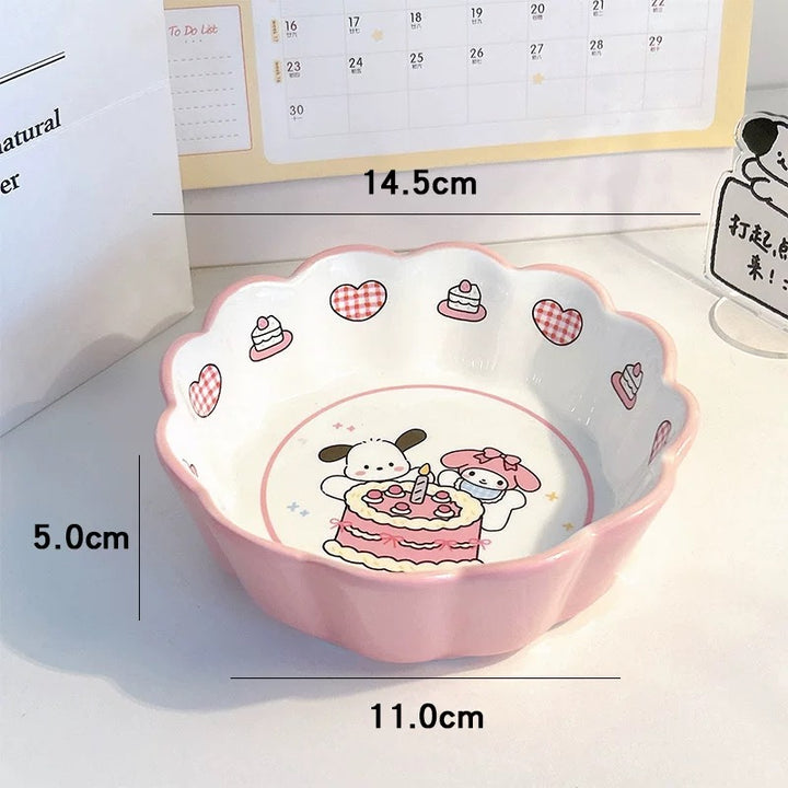 『🎀 Melody & Cinnamoroll 』Milky Yogurt Bowl 🥣
Ceramic Bowl for Fruit, Salad & Oatmeal 🥗