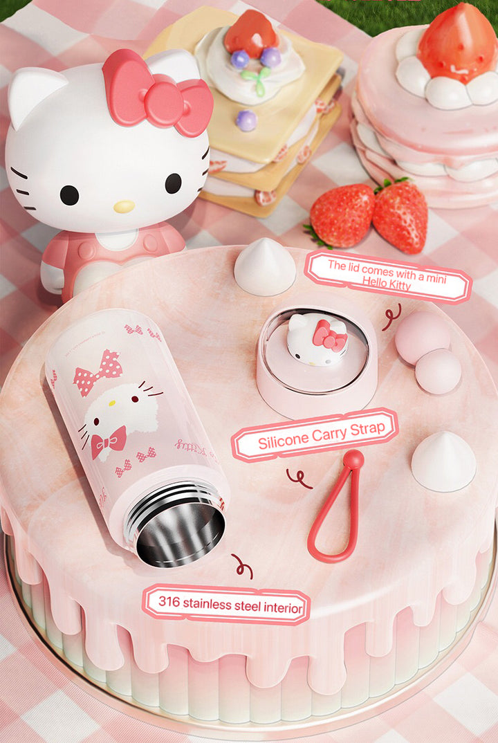 Sanrio™ Space Capsule Figurine Thermos – 316 Stainless Steel Portable Insulated Bottle (350ml)