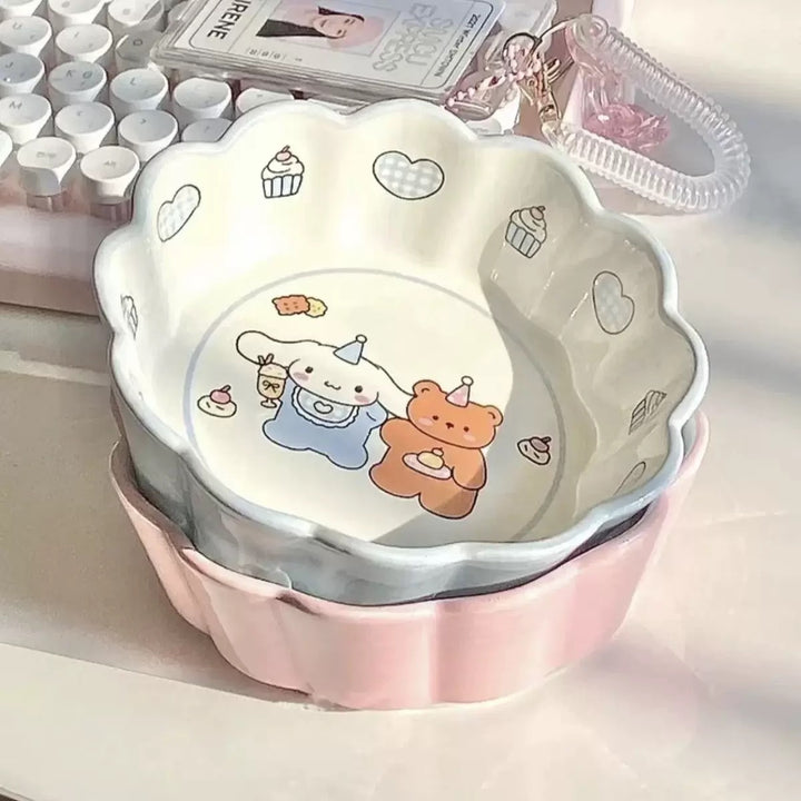 『🎀 Melody & Cinnamoroll 』Milky Yogurt Bowl 🥣
Ceramic Bowl for Fruit, Salad & Oatmeal 🥗