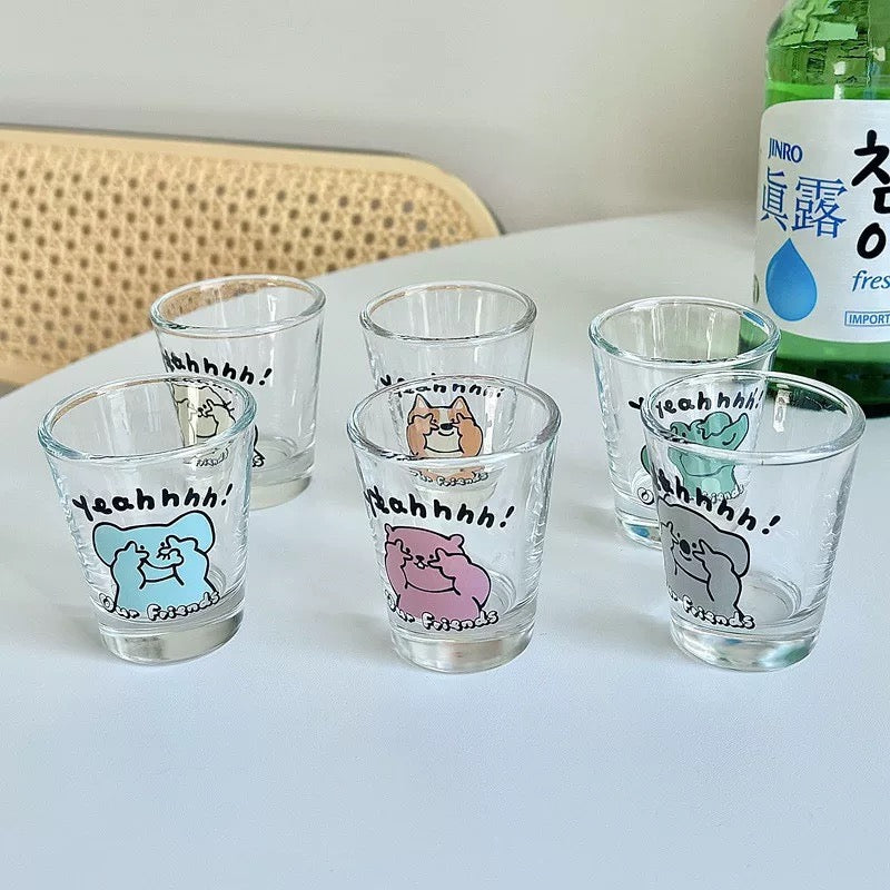 [PartySet 🥃 Gift Box – 6x50ml]
Tipsy Shot Glasses – Mini Glass Liquor Cups – One-Sip Drinkware Set