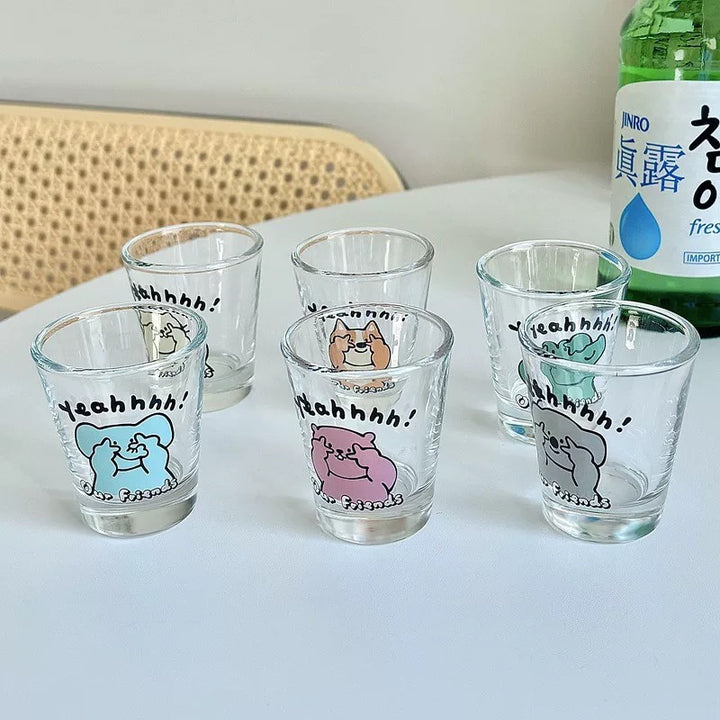 [PartySet 🥃 Gift Box – 6x50ml]
Tipsy Shot Glasses – Mini Glass Liquor Cups – One-Sip Drinkware Set